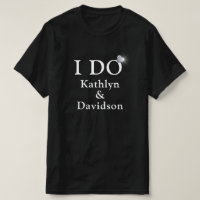 I DO Noivado Ring Casais Nome Divertimento Minimal