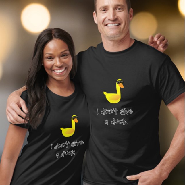 Camiseta I don't give a Duck Humor (Criador carregado)