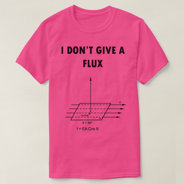 Camiseta I dont give a flux  (Frente do Design)
