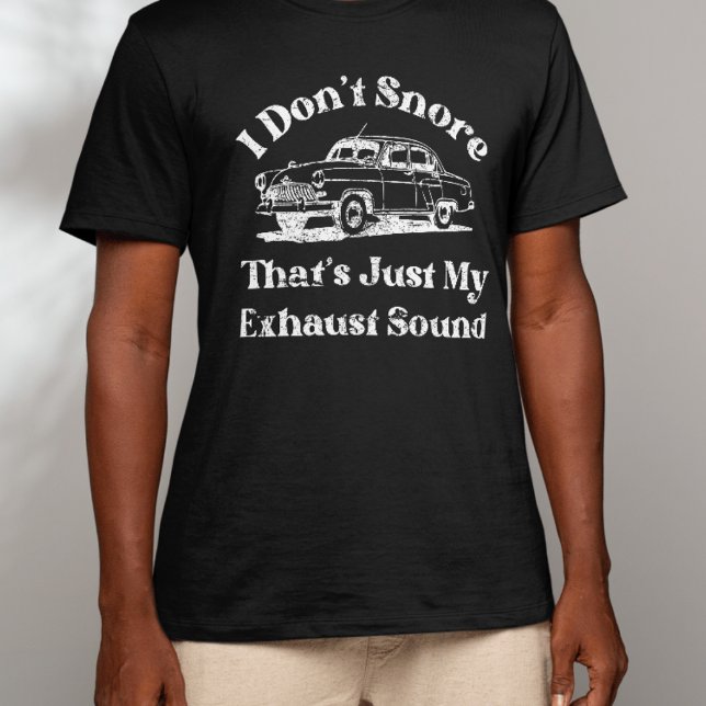 Camiseta I don't Snore Funny Husband Sarcastic Humor Papa (Criador carregado)