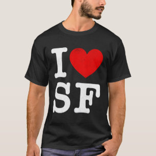 Camiseta I Ele Sf Frisco I Love San Francisco