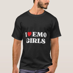 Camiseta I Emo Cita Vermelho O Estilo Emo