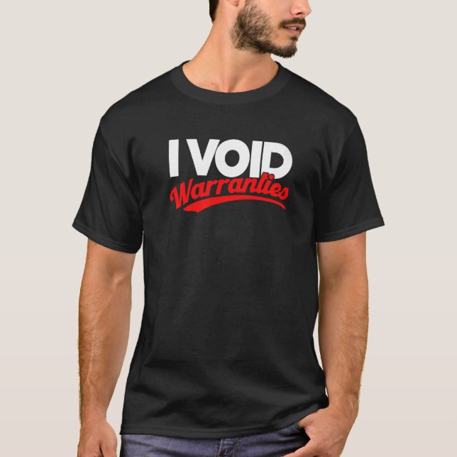 Camiseta I Evitar Garantias Mecânicas (Frente)