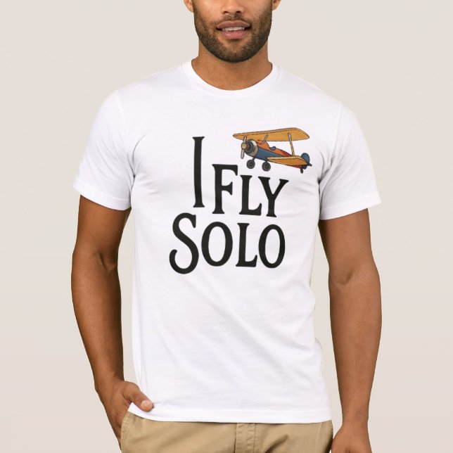 Camiseta I Fly Solo: Espírito Negrito (Frente)