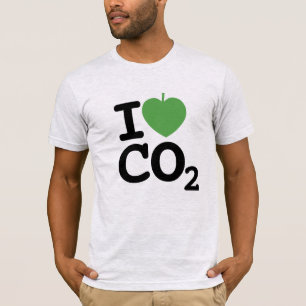 Camiseta I Folha CO2 - Carbono Dióxido Adoro Jardineiro Mas