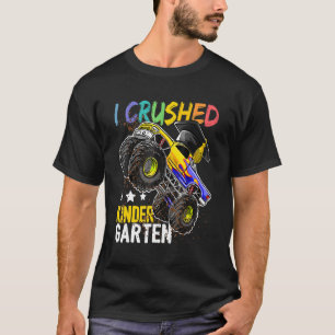 Camiseta I Formatação B de caminhões do Monstro do Jardim d