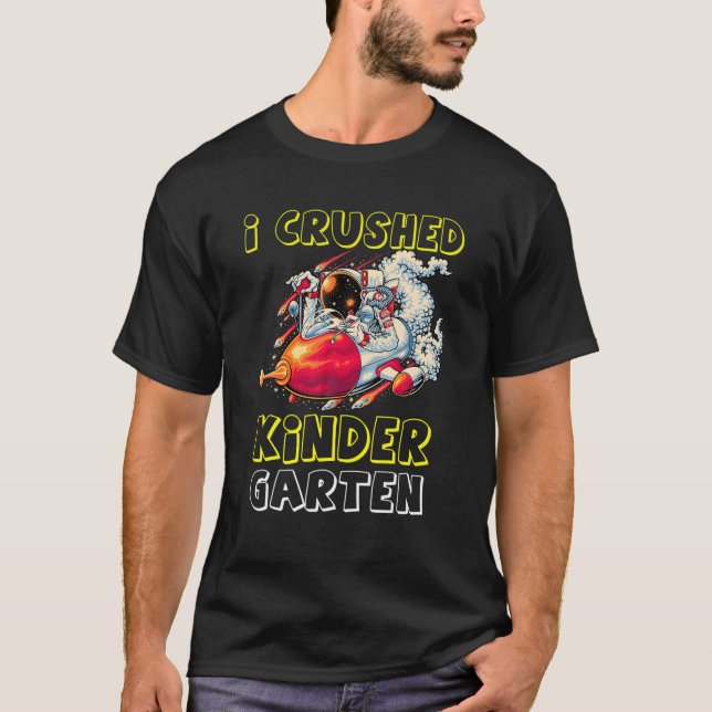 Camiseta I Formatação Espacial do Jardim de Infância Esmaga (Frente)