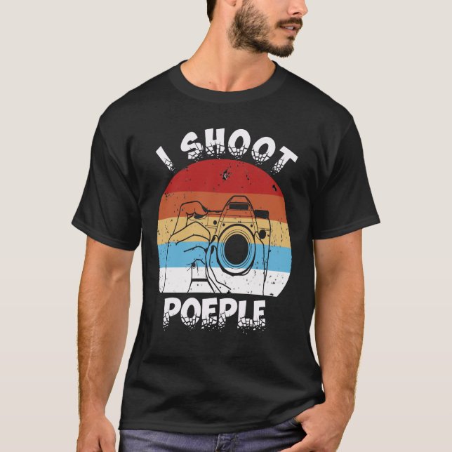 Camiseta I Fotografar Pessoas câmera (Frente)