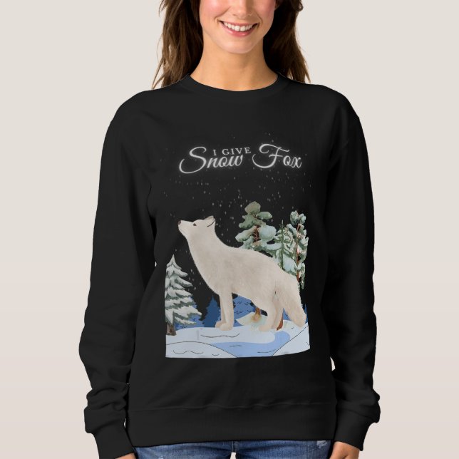 Camiseta I GIVE SNOW FOX   animal pun (Frente)