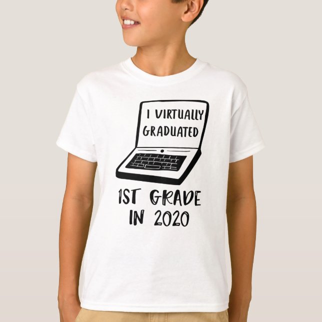 Camiseta I Graduado Virtualmente em 1RUA GRAU em 2020 (Frente)