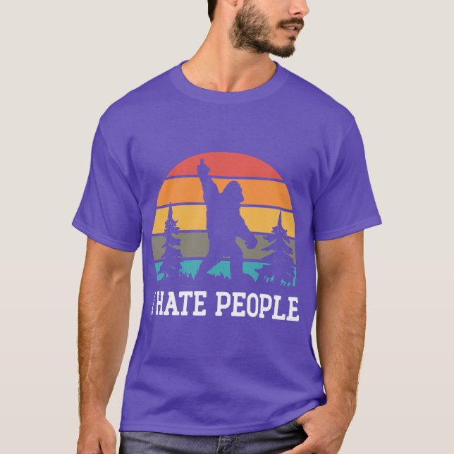 Camiseta I Hate People Sasquatch (Frente)