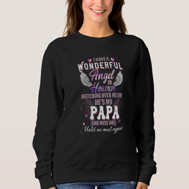 Camiseta I Have A Wonderful Angel In Heaven Watching Over M (Frente)