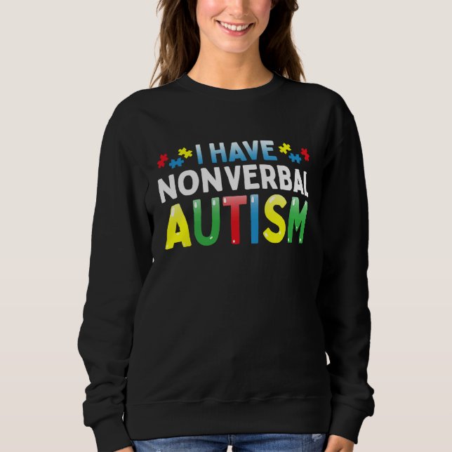 Camiseta I Have Nonverbal Autism Awareness Safety Communica (Frente)