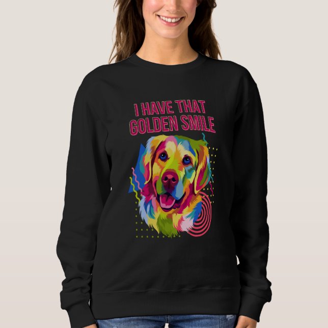 Camiseta I Have that Golden Smile Golden Retriever (Frente)