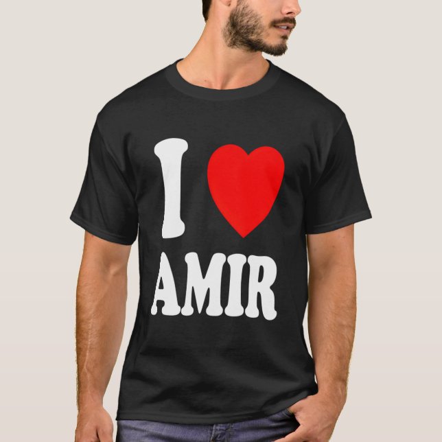 Camiseta I He Love Amir Spouse Married (Frente)
