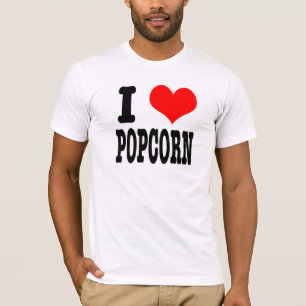 CAMISETA I HEART (AMOR) POPCORN
