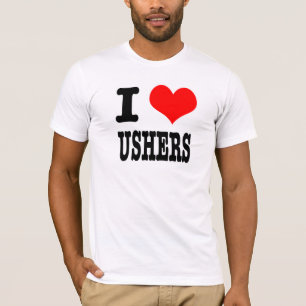 CAMISETA I HEART (AMOR) USHERS