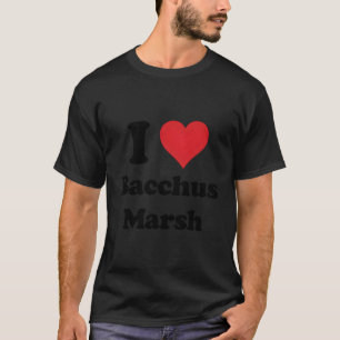 Camiseta I Heart Bacchus Marsh Love Austrália Aussie