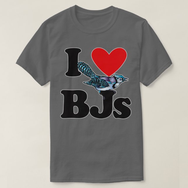 Camiseta I Heart BJs (Frente do Design)