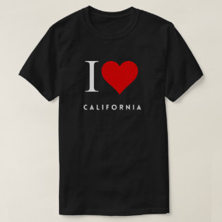 Camiseta I Heart California blk Mens