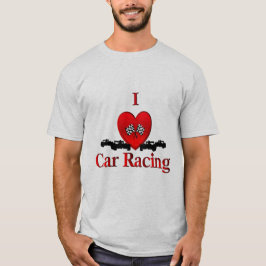 Camiseta I Heart Car Racing