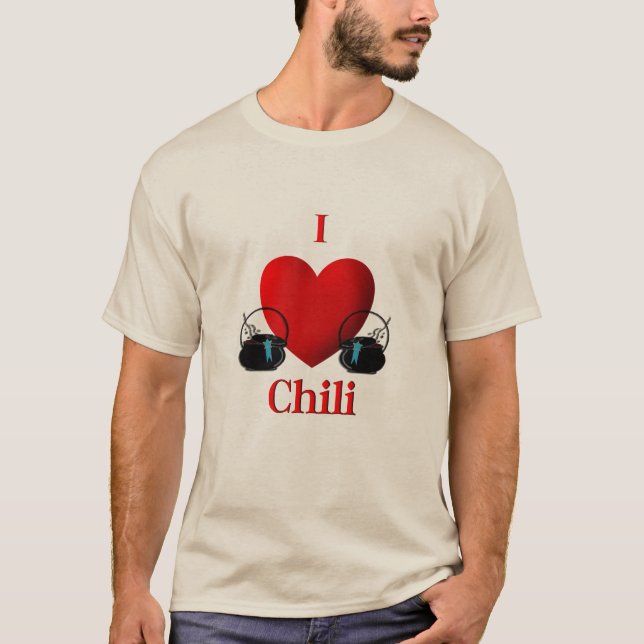 Camiseta I Heart Chili (Frente)