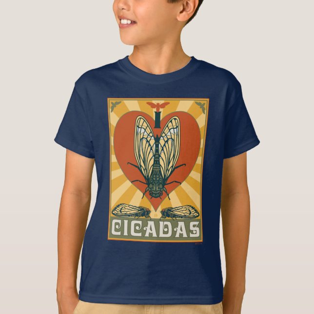 Camiseta I Heart Cicadas (Frente)