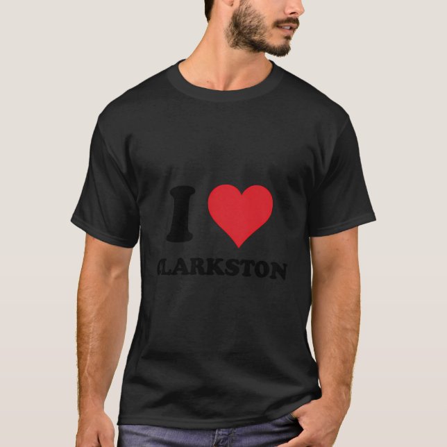 Camiseta I Heart Clarkston Love Uk (Frente)
