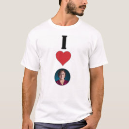 Camiseta I Heart Custom Photo / I Love Custom Picture