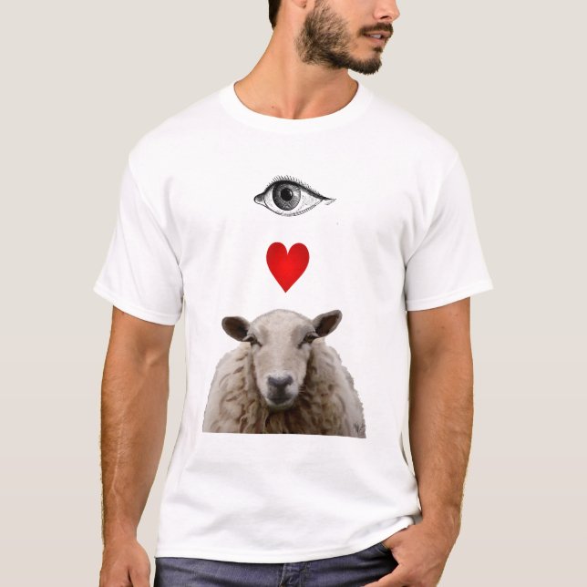 Camiseta I Heart Ewe (Frente)