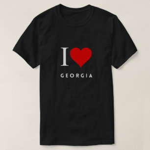 Camiseta I Heart Georgia blk Mens