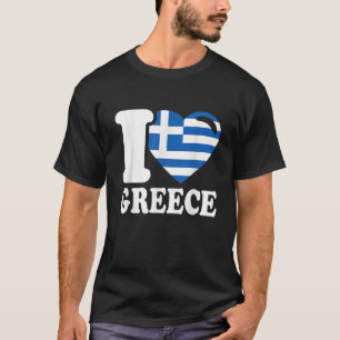 Camiseta I Heart Grécia Belo País Grego I Love Gree