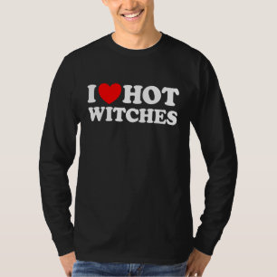 Camiseta I Heart Hot Witts Wizard Magic Spell Lo