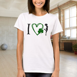 Camiseta I Heart Irish Dance - Duro Calçado Irish Dancer