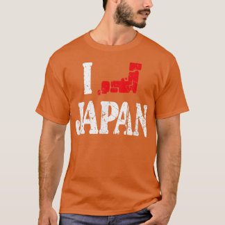 Camiseta I Heart Japan I Love Japanese Map Love Japan Kawai