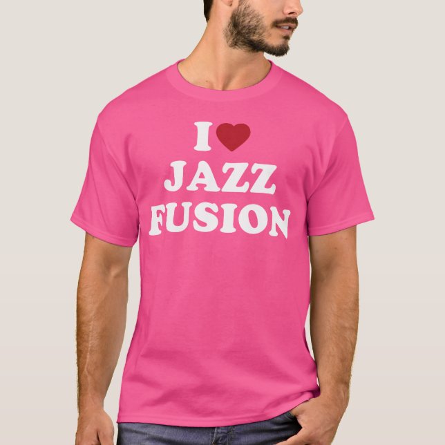 Camiseta I Heart Jazz Fusion (Frente)