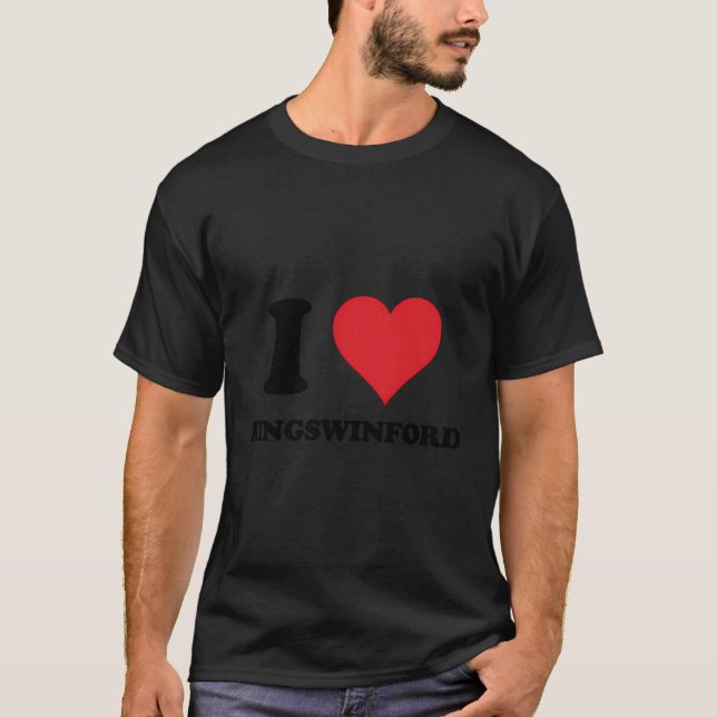 Camiseta I Heart Kingswinford Love Uk (Frente)