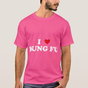 Camiseta I Heart Kung Fu, adoro Kung Fu
