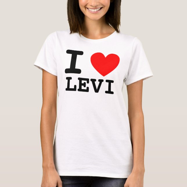 Camiseta I Heart Levi Shirt (Frente)