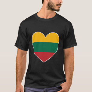 Camiseta I Heart Lituânia - Diversão da bandeira lituana He