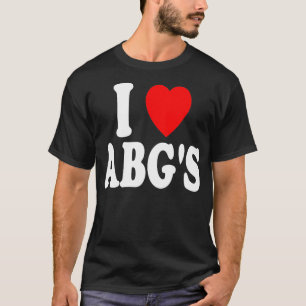 Camiseta I Heart Love ABGs Asian Girl ABG Boba Baddies Bubb