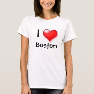 Camiseta I Heart Love Boston