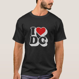 Camiseta I Heart Love DC Washington D.C. Souvenir Gift