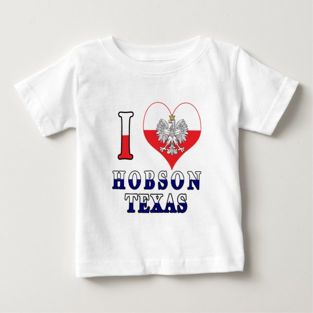 Camiseta I Heart Love Hobson Texas (Frente)