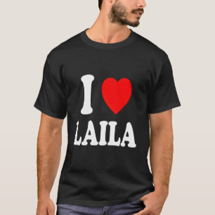 Camiseta I Heart (Love) Laila Cute Matching Casal Spouse M