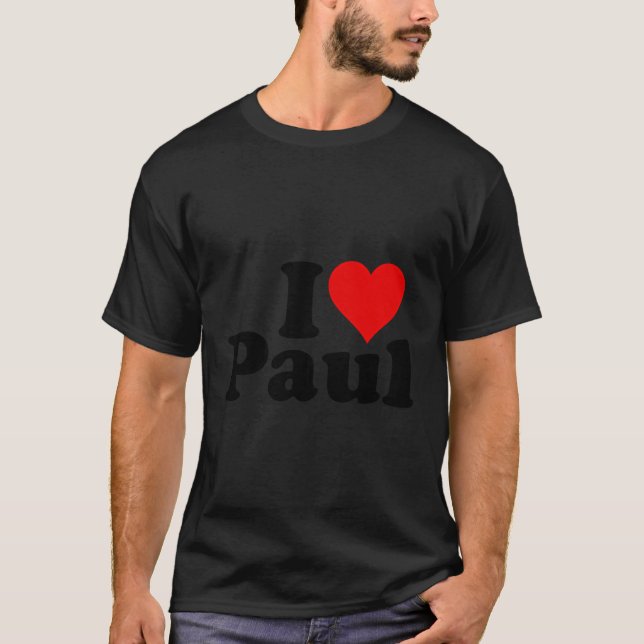Camiseta I Heart Love Paul (Frente)