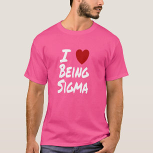 Camiseta I Heart (Love) Sing Sigma Loner Meme Introduvert I
