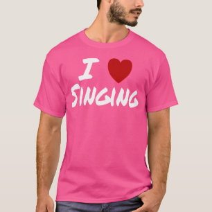 Camiseta I Heart (Love) Singing Chorus Corir Banda volta