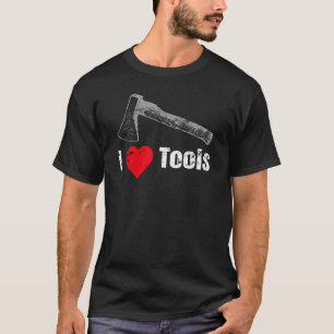 Camiseta I Heart Love Tools Hatchet