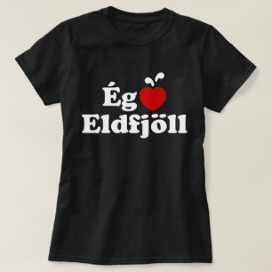 Camiseta I Heart (Love) Volcanoes [Ég Elska Eldfjöll]